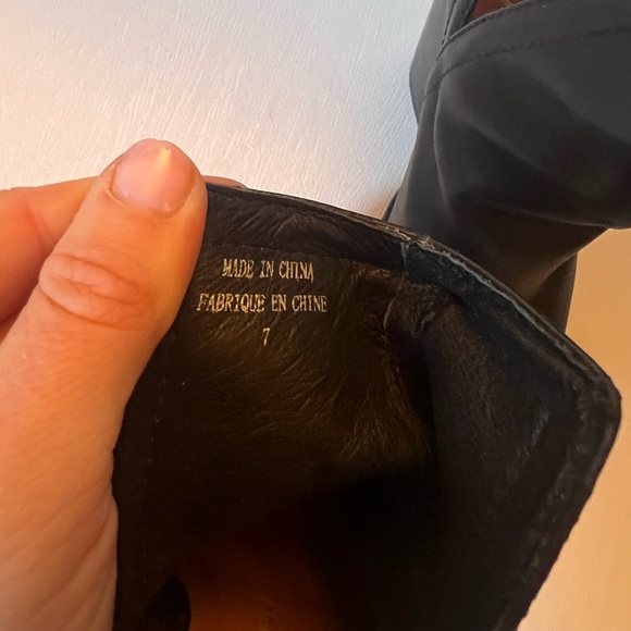 Jeffrey Campbell Black Split Leather Boot - Picture 5 of 6